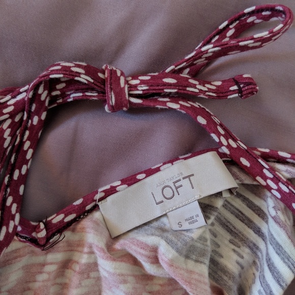 Ann Taylor Loft Sleeveless Shirt Dress - Picture 2 of 3